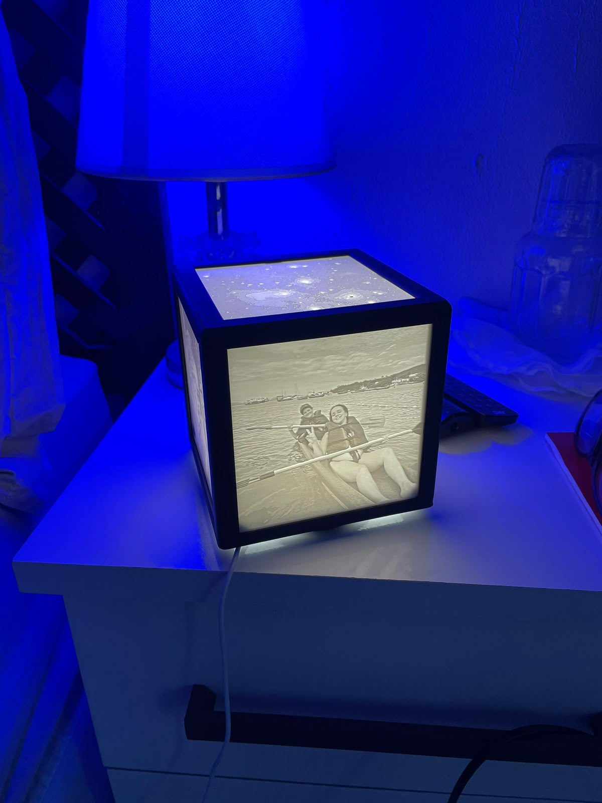 Luminária personalizada com foto